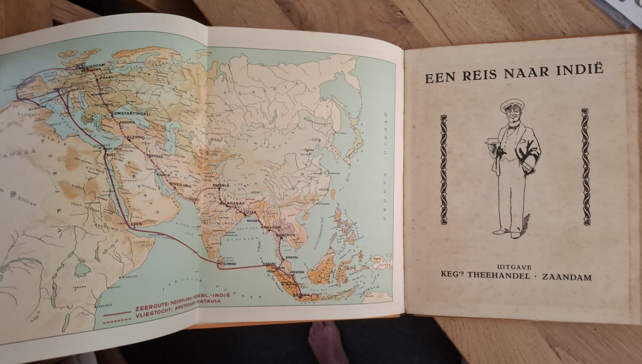 Een reis naar Indië, door N. H. Slinger, met 120 plaatjes compleet