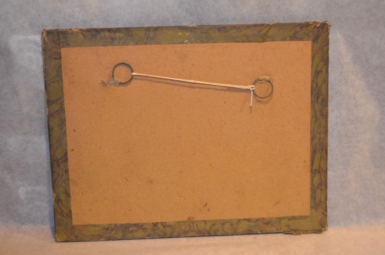 4 Etsjes gesign. ' E. Laun ' (?) dorps / stadsgezichten