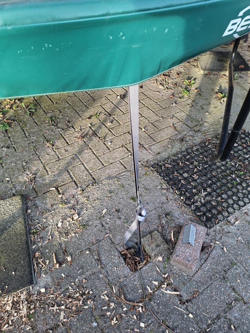 Berg trampoline elite green 380 + safety net deluxe