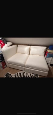 Mooie witte slaapbank