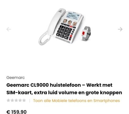 Senioren telefoon
