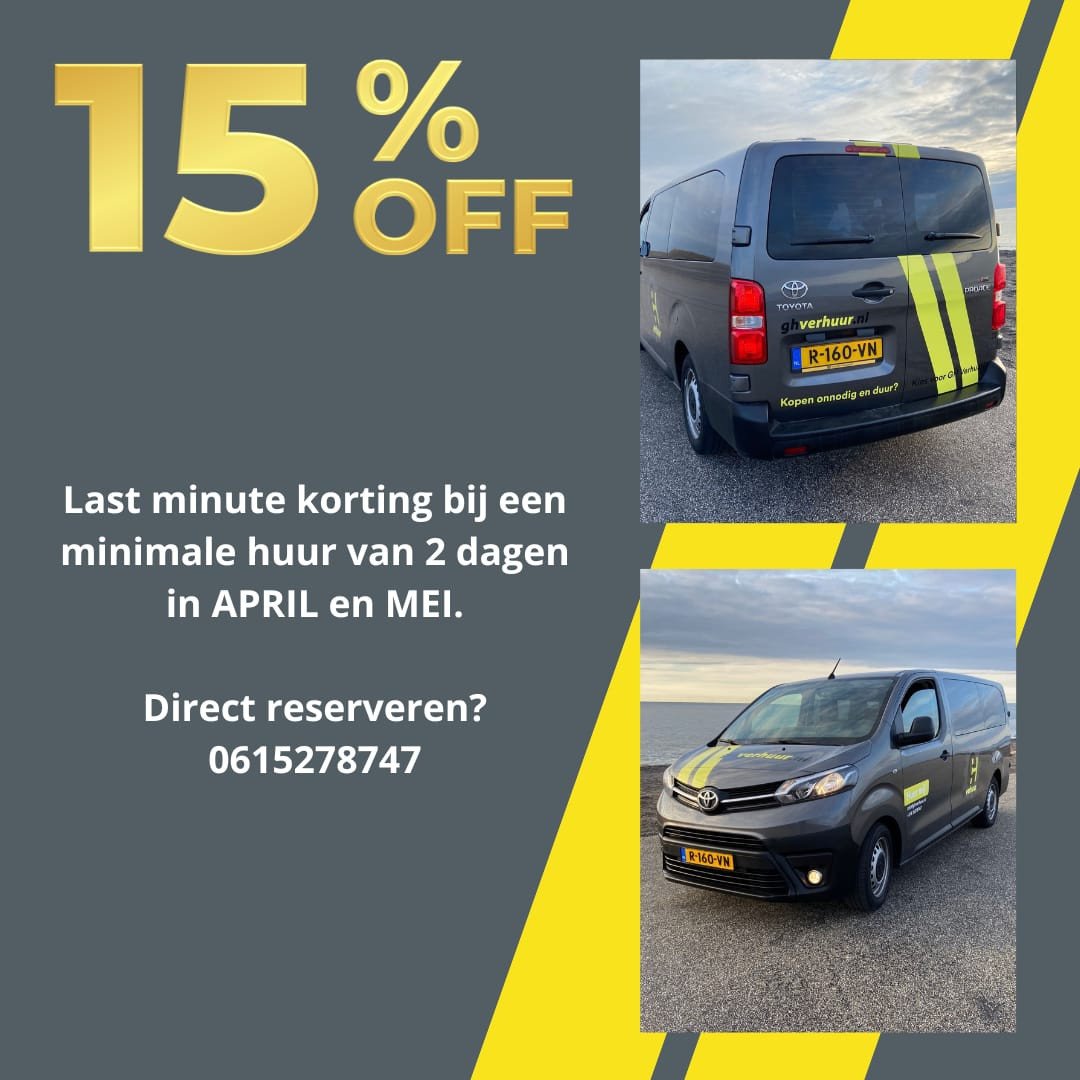 9 persoons bussen Te Huur