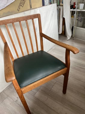 Eikenhouten bureaustoel