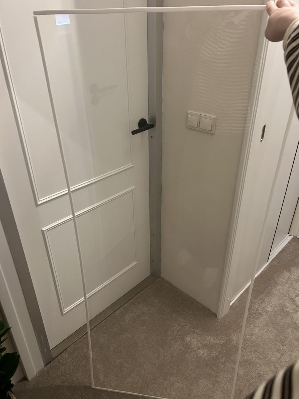 Plexiglas + bevesting deur