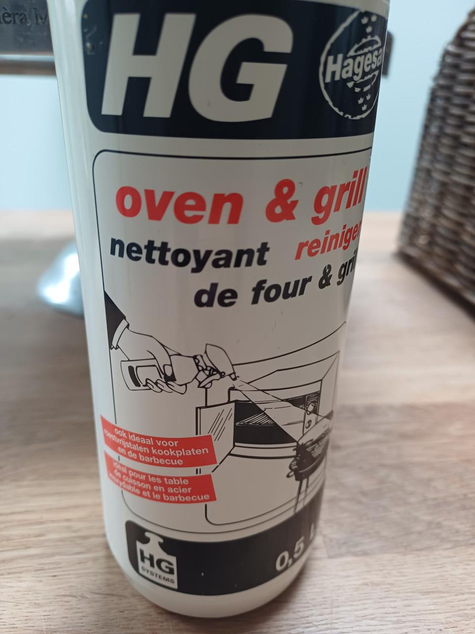 NIEUW: HG oven & grill reiniger 500 ml