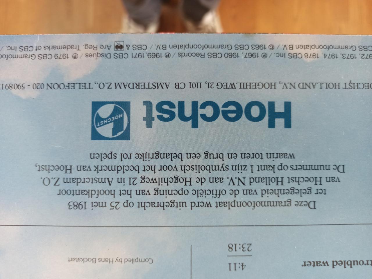 Gratis ophalen lp van Hoechst