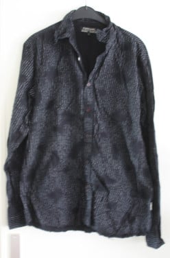 Zwart wit gestreepte blouse maat xl