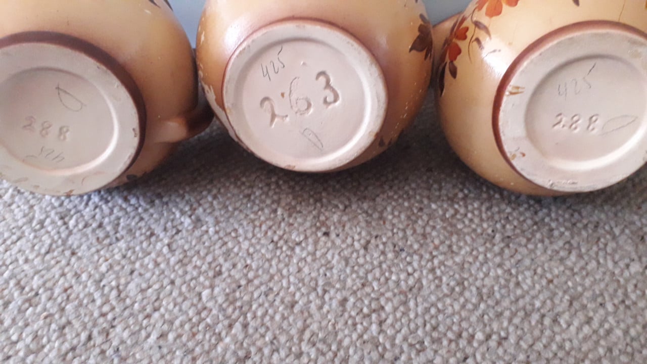3 vintage pot/kannen