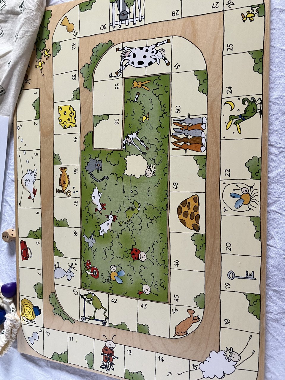 Drie houten bordspellen Janbibejan