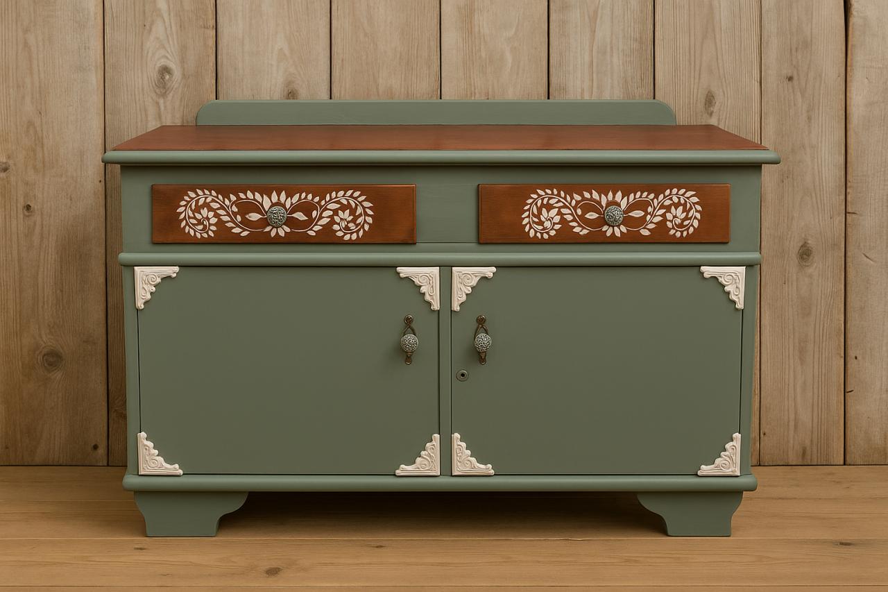 Uniek landelijk kastje