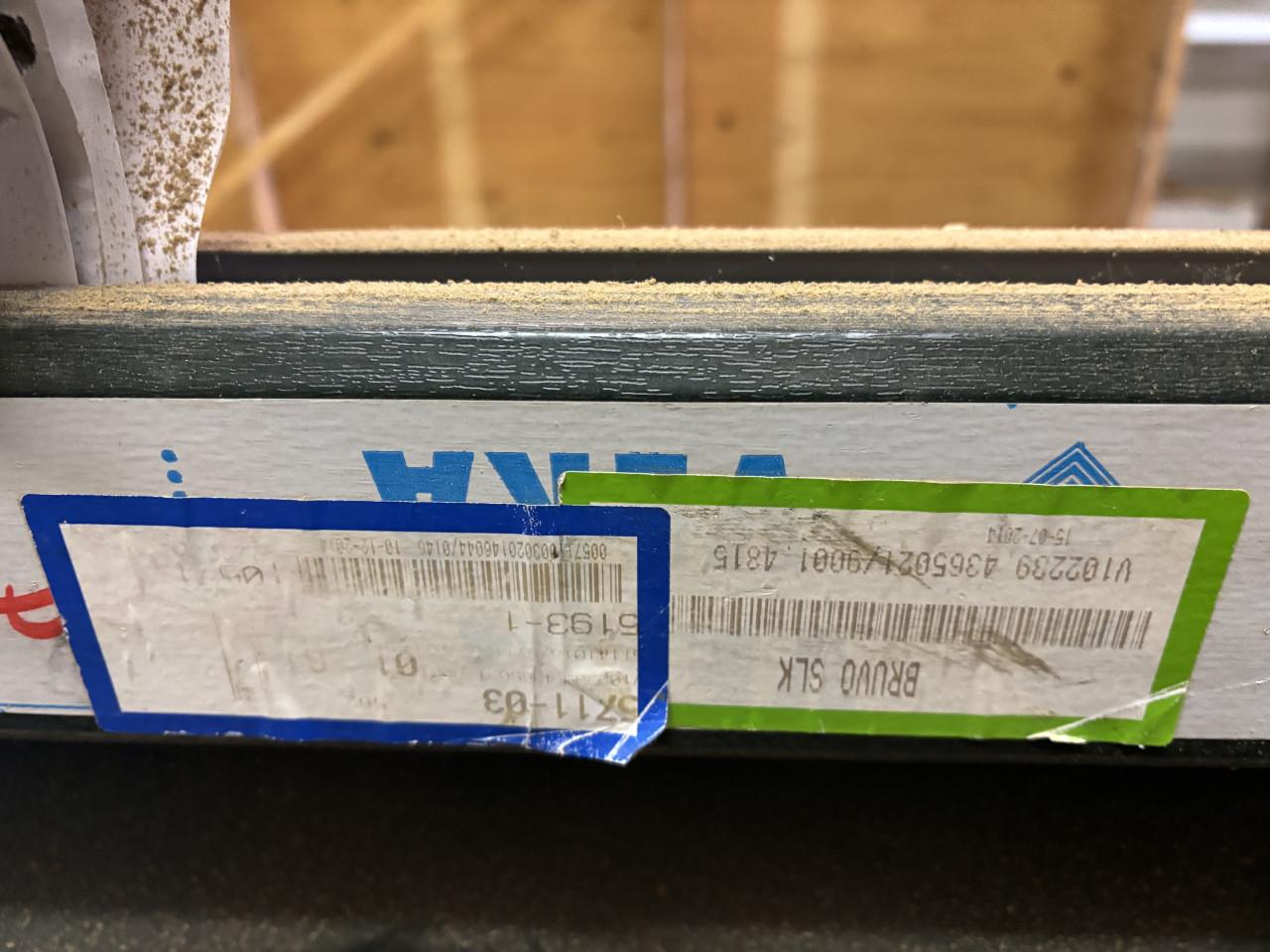 Kunststof achterdeur nieuw