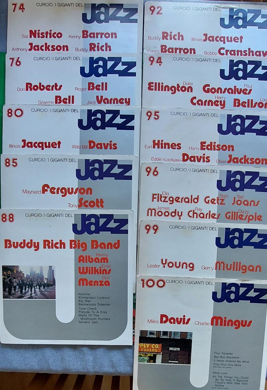 Oude Jazz Vinyl Curcio i giganti del jazz vinyl collectie