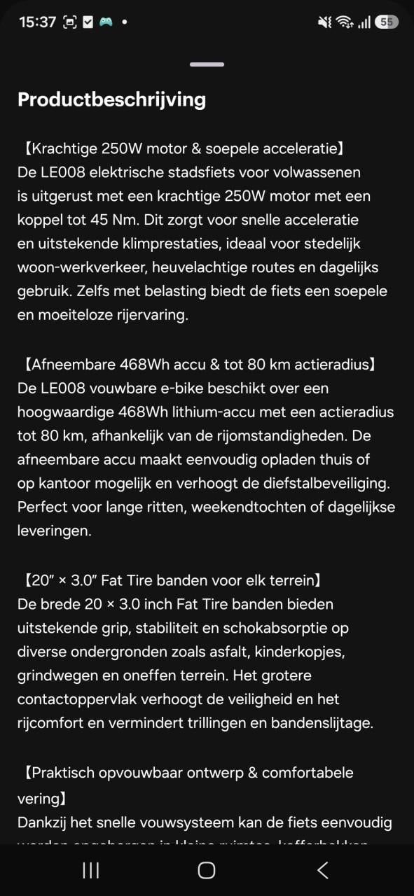 Fatbike vouwfiets