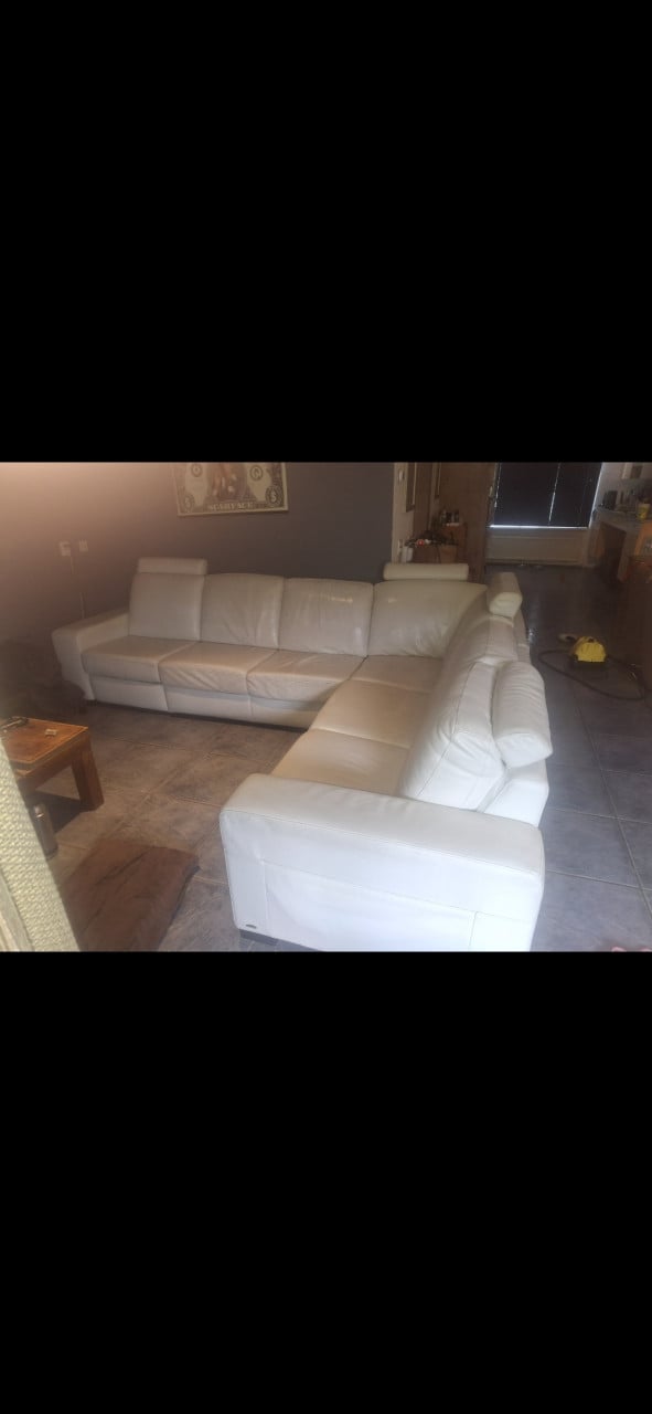 Wil lederen hoekbank Italsofa(natuzzi),310/240/95 Inc rugleuning