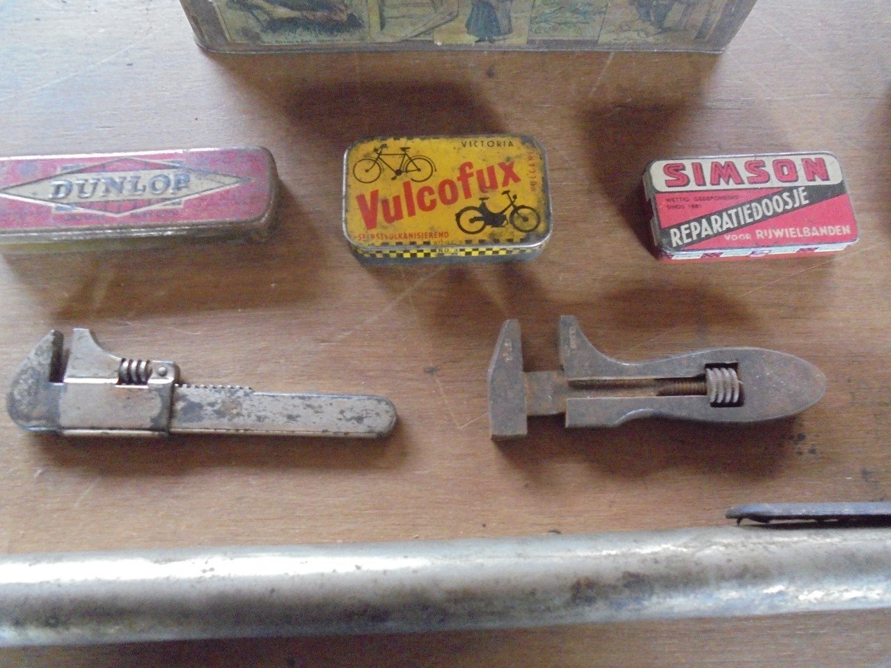 Simson,Dunlop en Vulcofux bandenreparatiesets