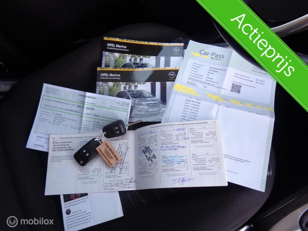 Opel Meriva 1.4 turbo 120pk edition/airco/ecc/pdc/cruise/lm velgen/hoge zit