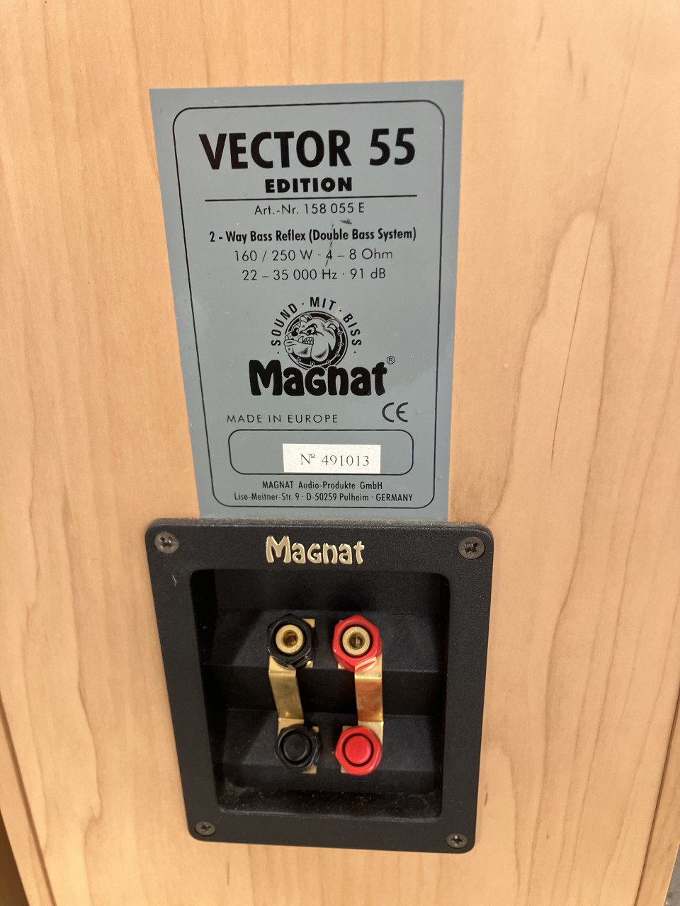 Magnat Vector 55 Edition erg goede prijs/kwaliteit makkelijk aanstuurbaar