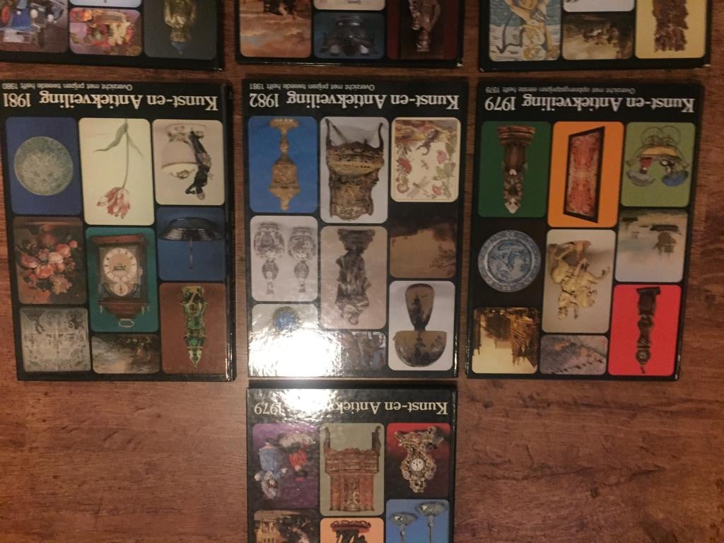 Te koop; boeken kunst en antiek veiling ca 1979 prijzen kado