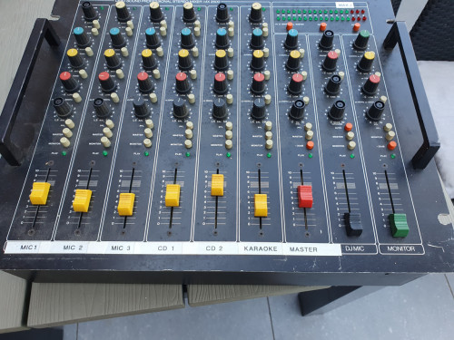 Mooie vintage Ohio sound professional stereo mixer MX 2500...