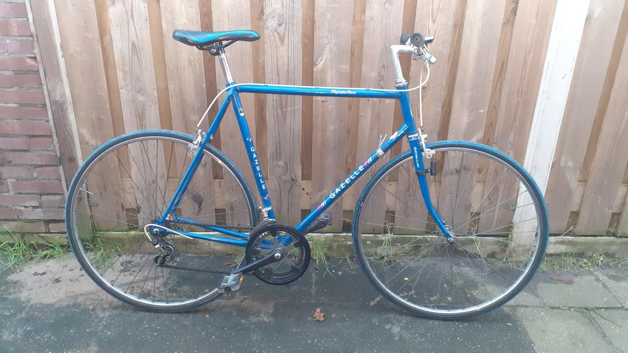 1 x Racefiets Rood merk Raphael GEMINIANI & 1 x Blauw *** Oldtimer ***