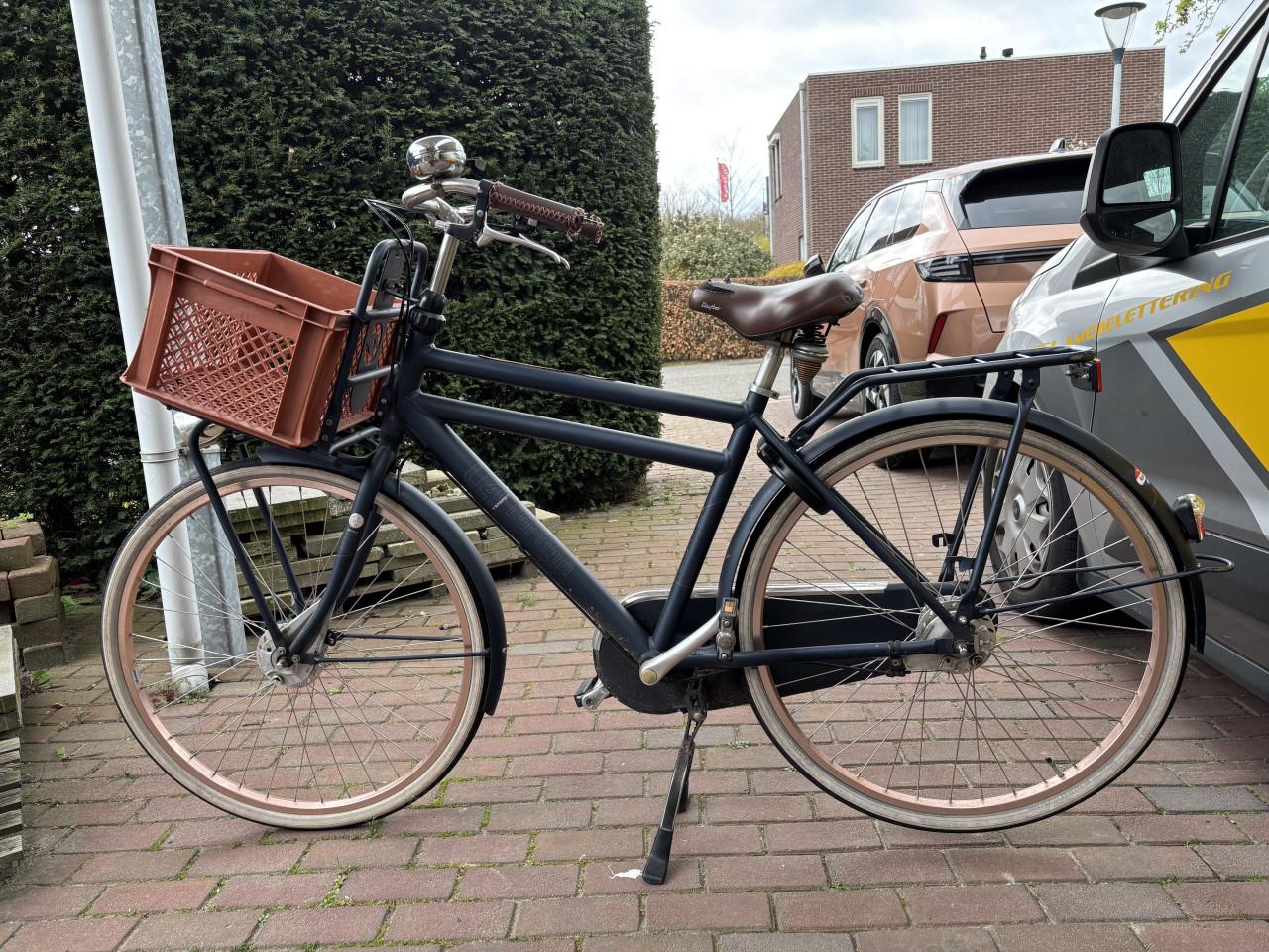 Gereserveerd!Cortina Transport fiets limited edition denim 2016 opknapper!
