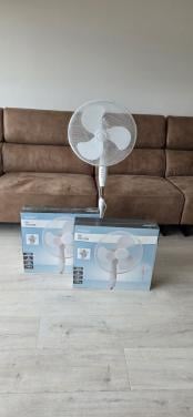 3x Excellent Electrics Statiefventilator 45W - Nieuw in doos