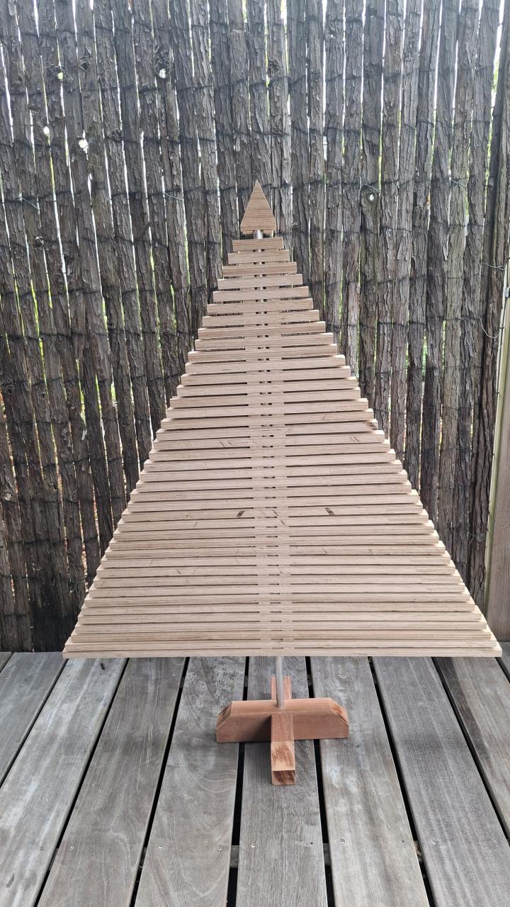 Houten kerstboom
