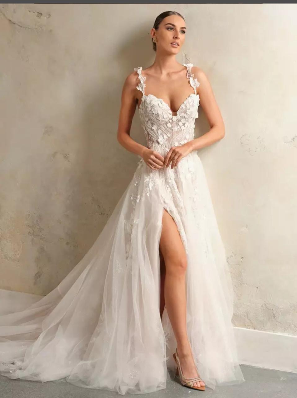 Nieuwe ongedragen bruidsjurk