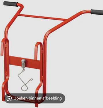 Ladder muur afstandhouder