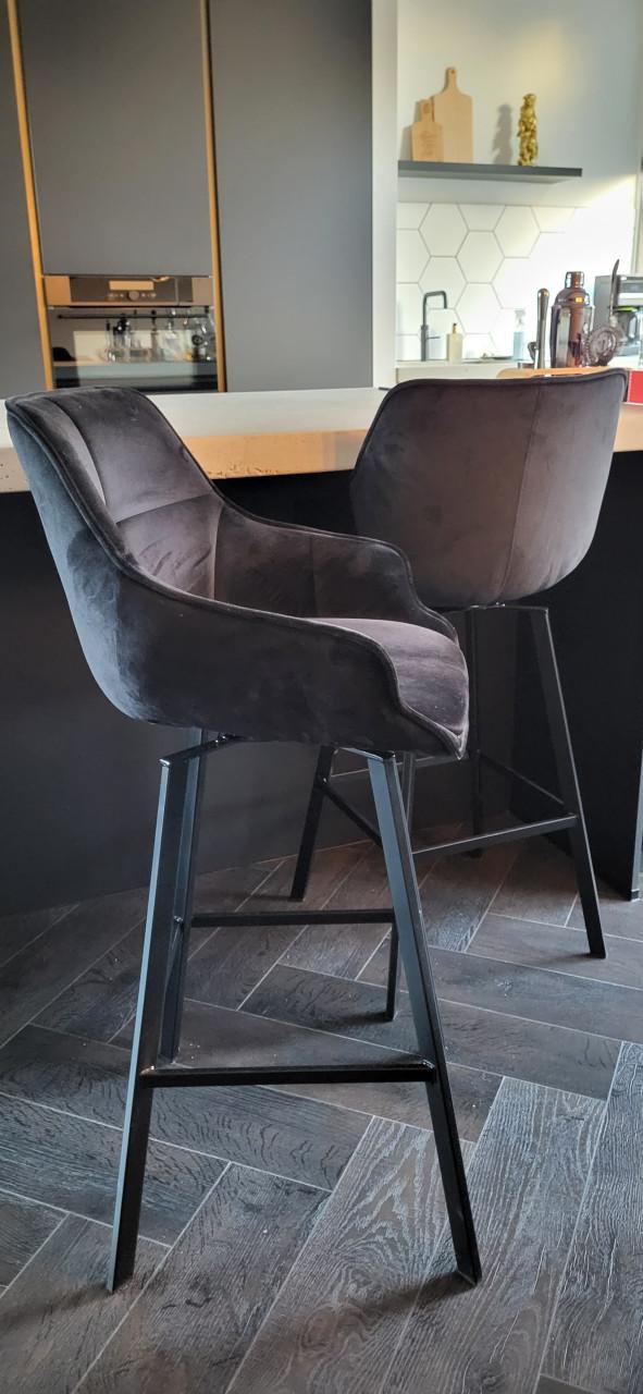 Barkrukken (draaibaar; 2 stuks)