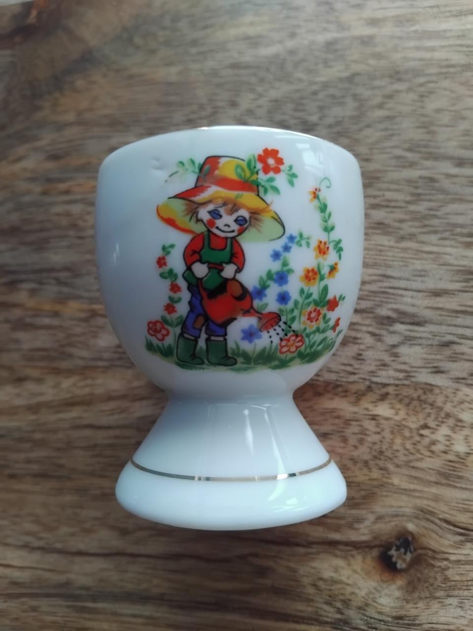 Vintage 60's Eierdopjes Porselein