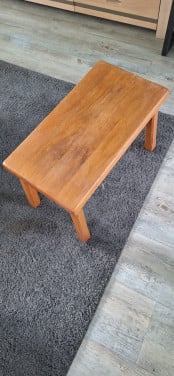 Licht eiken bijzettafel opknapper