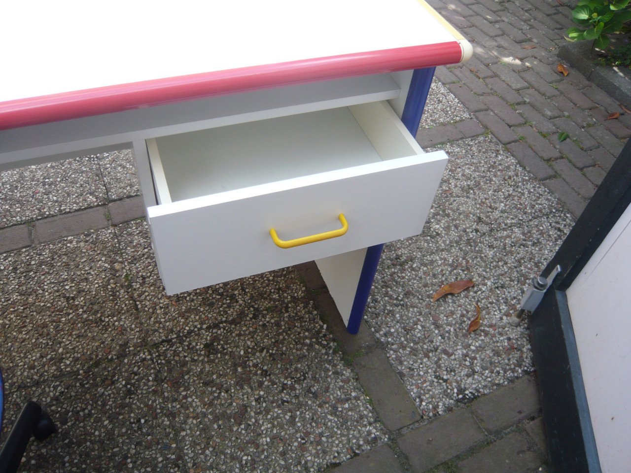Vintage Bureautje met bureaustoel
