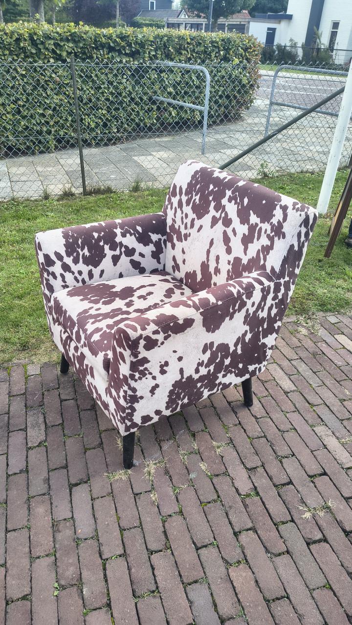 Leuke Koeprint Fauteuil