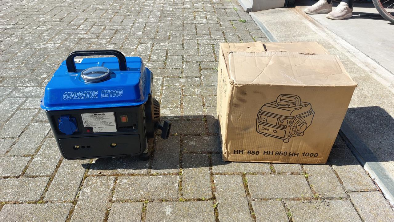 Benzine generatorset 800W