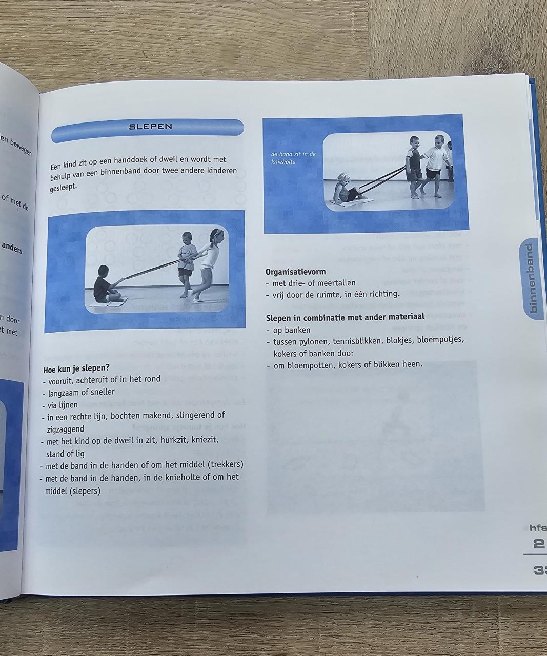 Kleutergym met alternatief materiaal