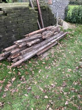 Haardhout Azobe - gratis afhalen