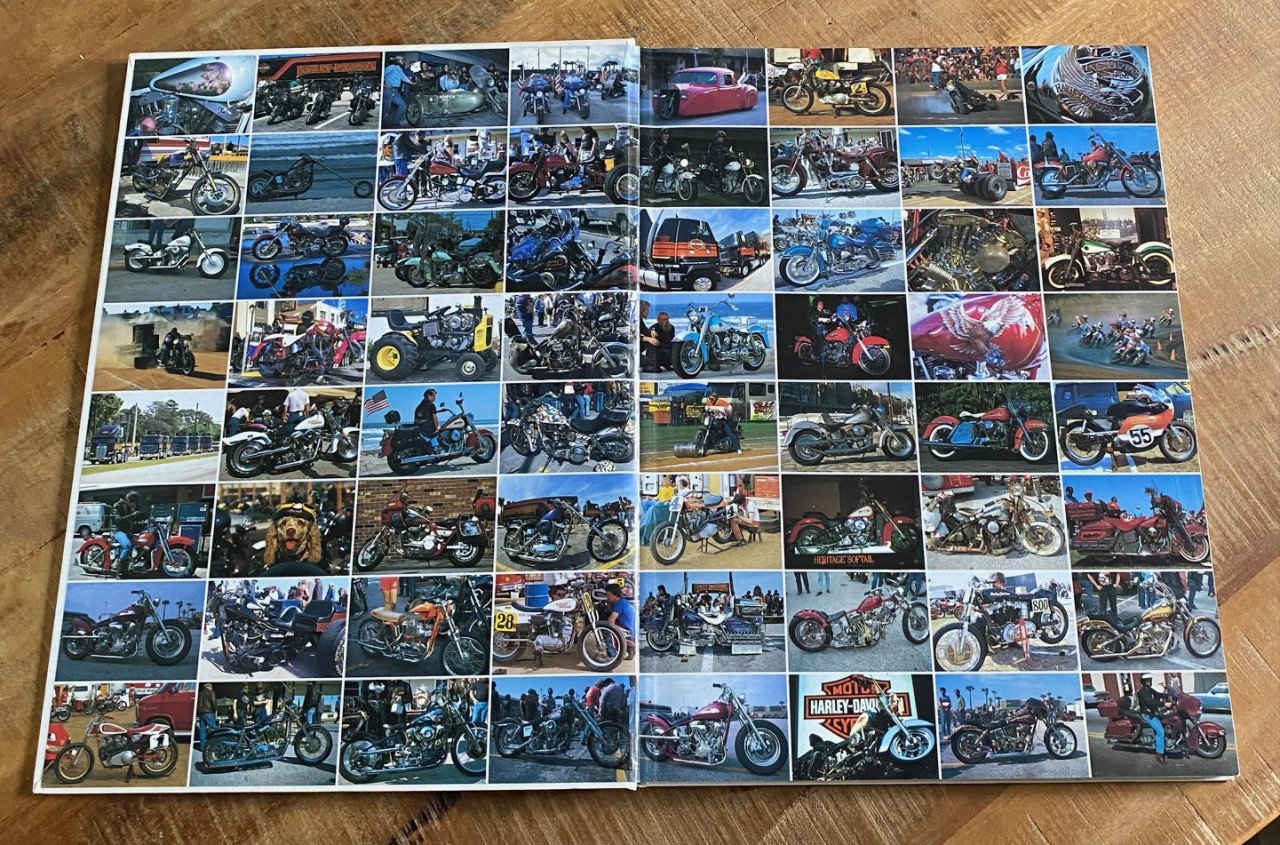 1001 Harley Davidsons Auteur Erick Courly 1996 Nederlandse editie