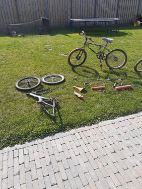 Diverse onderdelen crossfiets / BMX