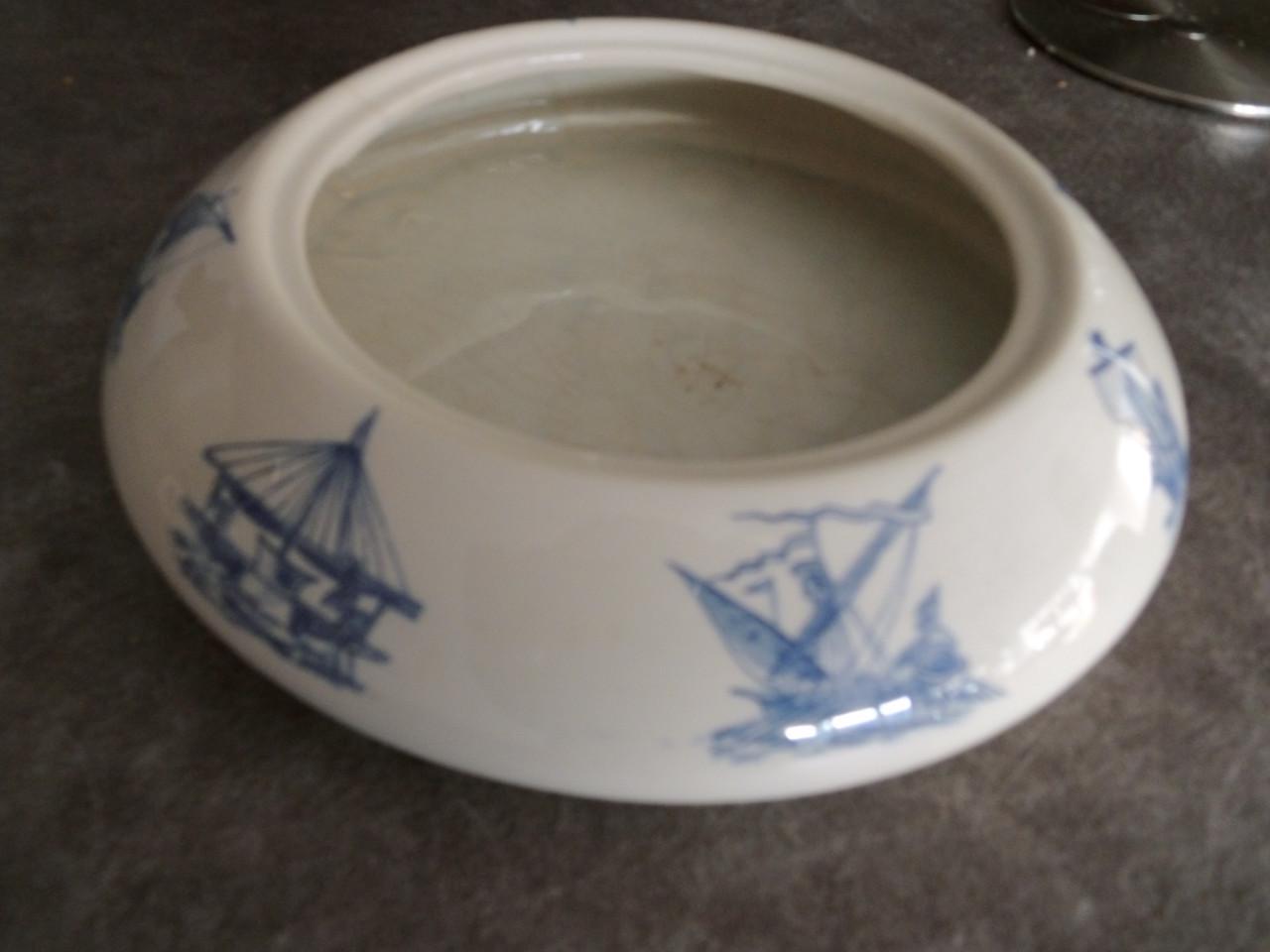 Delftsblauw schaaltje van de Schelde.