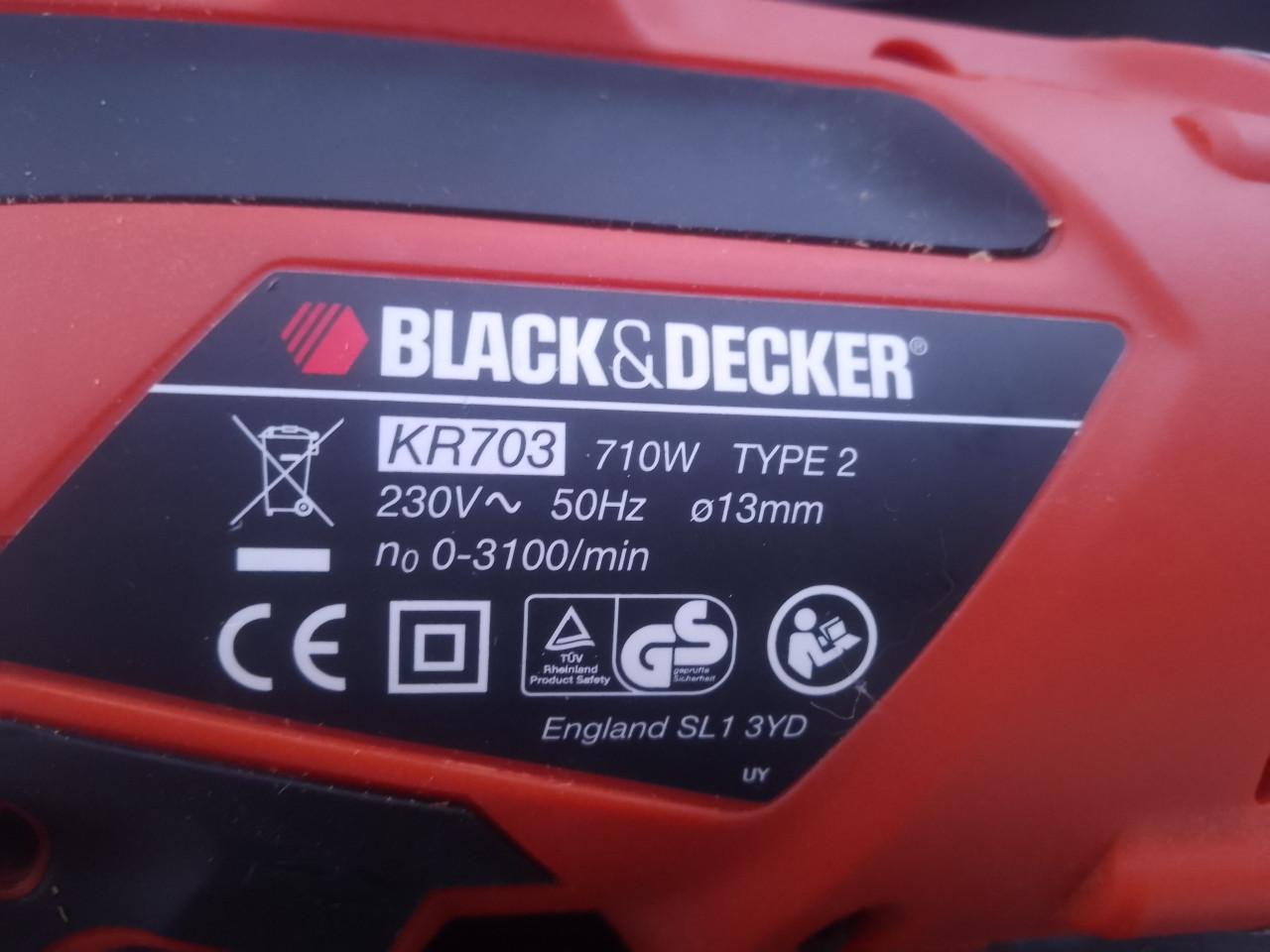 Black&Decker klopboor machine (Nieuw)