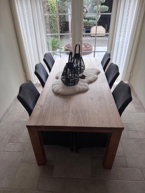 Complete eethoek (6 stoelen)