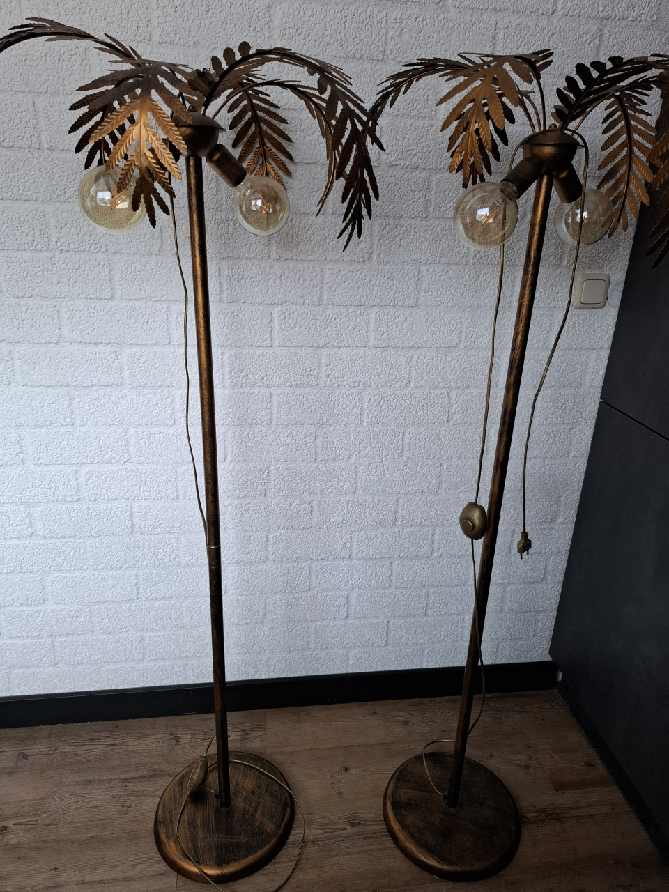 Set prachtige vloerlampen
