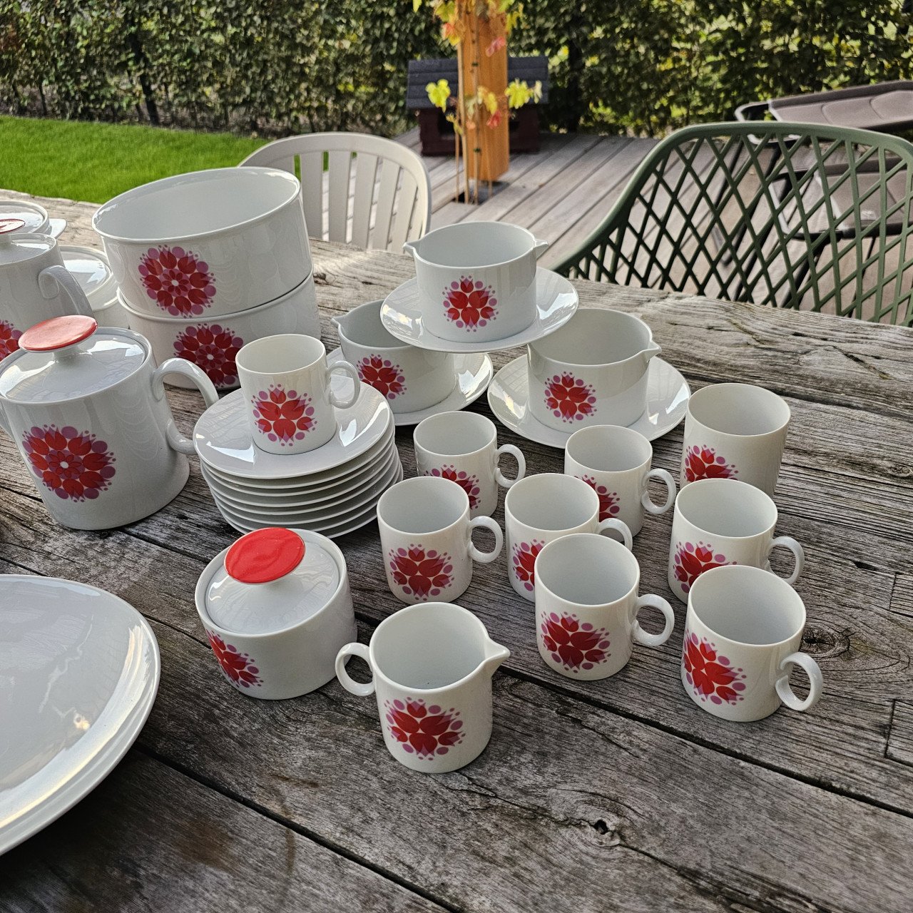 Thomas servies onderdelen medaillon pinwheel