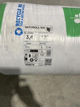 Isolatie glaswol Knauf Naturoll 035 120mm