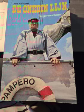 Boek : De onedin lijn, de ijzeren schepen. Cyril Abraham 1974