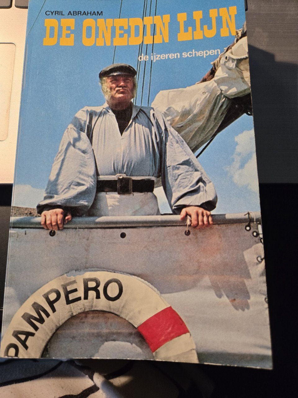 Boek : De onedin lijn, de ijzeren schepen. Cyril Abraham 1974
