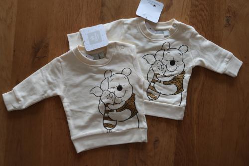 Nieuwe truitjes met Winnie de Poeh, kaartjes er nog aan maat 50, 56 +2x 62