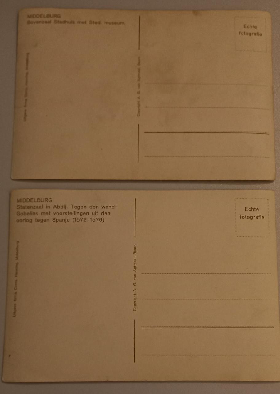 10 Oude ansichtkaarten Middelburg