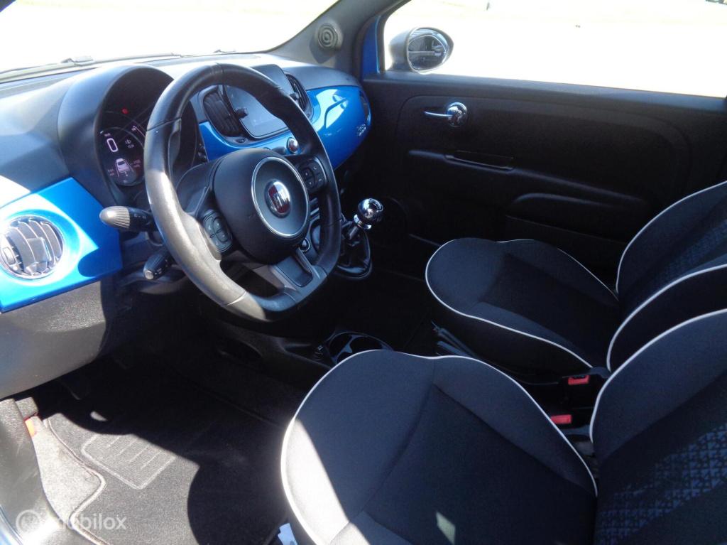 Fiat 500 1.2 sport/groot navi/ecc airco/lm velgen/dig dash/zwarte hemel stu